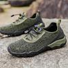 Outdoor Hiking Shoes Breathable Water Shoes Anti Slip Soft Sole Mesh Casual Plus Size 39-47