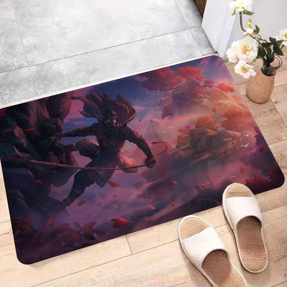 Sekiro Game Shadows Die Twice Bath Mat Kids Room Bedroom Decoration Balcony Anti-Slip Doormat Living Room Alfombra