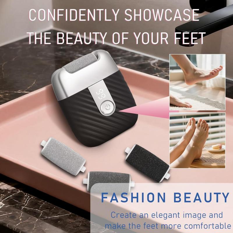 Multifunctional Electric Foot Grinder for Exfoliating and Removing Dead Skin and Calluses