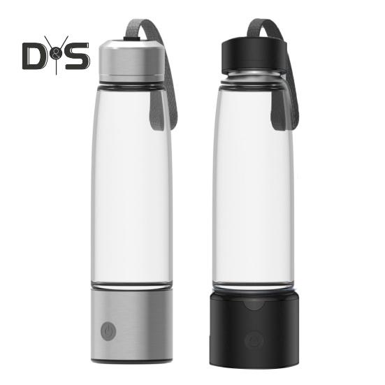 Hydrogen Water Bottle Generator 460ml Ion Membrane Electrolysis Tech 3 Min 2300+ PPB Hydro Water Cup Rechargeable Hydrogen Water Bottle Machine for