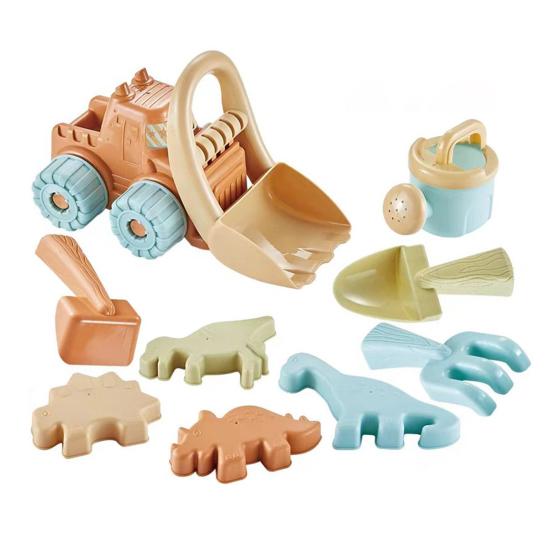 

1 комплект, интересная удобная ручка, стимулирующая любопытство, забавный дизайн автомобиля, лопата для песка, игрушки, детская игрушка, пляж