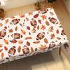 One Autumn Tablecloth, Football and Maple Leaf Decorated Tablecloth, Thanksgiving Tablecloth, Suitable for Themed Partiesxzj