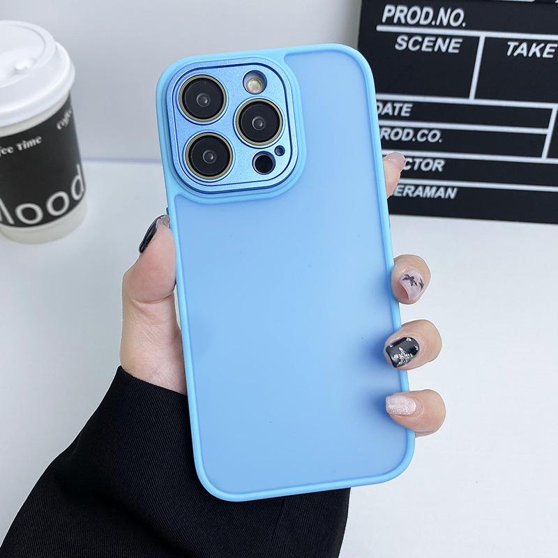 Applicable To Apple 15 Magnetic Charging Mobile Phone Case Matte 13proMax Full-inclusive IPhone 14 Simple Anti-fall Protection Case