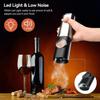 USB Rechargeable Electric Salt And Pepper Grinder Portable Household Kitchen Gadget Adjustable Coarseness Mill