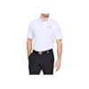 Under Armour Performance 2.0 Regular Fit Straight Leg Golf Polo Men Tops White 1342080-100