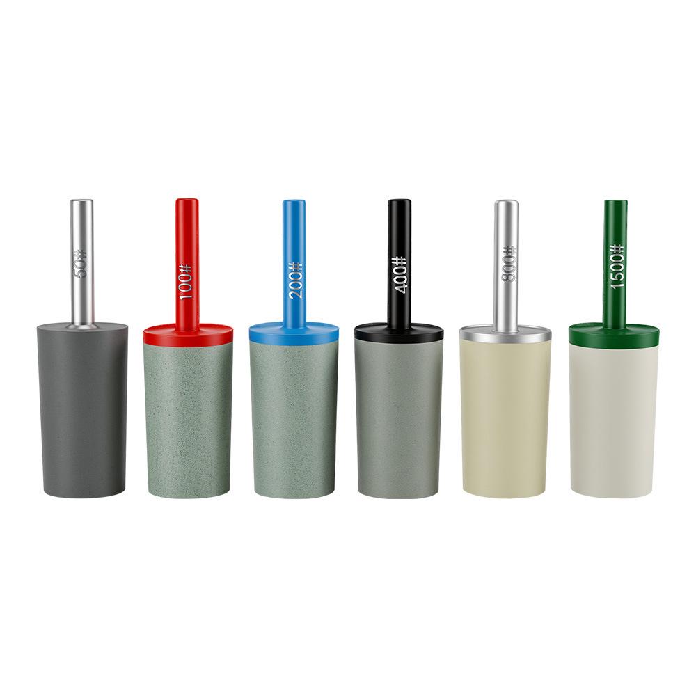 Electric Drill Grinder: Diamond Polishing Cylinder & Resin Grinding Head for Stone Carving