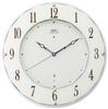 Seiko Clock Wall Clock White Pearl Diameter 320x45mm Radio Analog SEIKO EMBLEM HS524W
