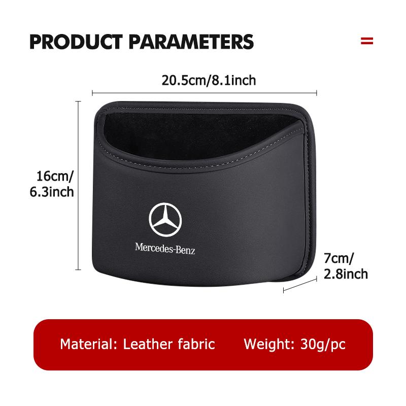 Car Side Door Trash Bin Hanging Garbage Dust Case Storage Box For Mercedes Benz CLK GLC W212 C200 C300 W203 W204 W205 W169 W176