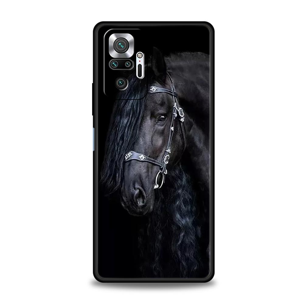 

Чехол для телефона с изображением бегущей лошади и диких животных для Xiaomi Redmi Note 13 12 5G 11 10 Pro Plus 4G 9S 9 8 7 9T 13C 10C 9C 9A, силиконовый чехол Redmi 9T