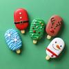 Christmas Refrigerator Magnetic Stickers Small Gifts Cartoon Cute Refrigerator Decoration DIY Santa Claus Snowflakes