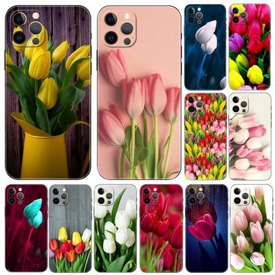 Tulip Phone Case For iPhone Samsung Galaxy Redmi Xiaomi Oppo OnePlus Note S A 7 8 9 10 11 12 13 14 20 21 22 23 53 54 Pro Max Plus Ultra TPU Soft