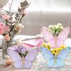 6 Stück Schmetterling Blume Süßigkeitenboxen Schokoladenverpackungsbeutel für Hochzeit Babyparty Geburtstagsfeier Zubehör Geschenkverpackungsbox
