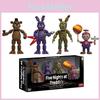 Figuras de Ação de alta qualidade de Five Nights At Freddy's com 4 peças, Detalhes Vibrantes e PVC Durável
