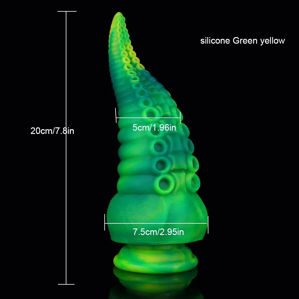 Huge Silicone Anal Dildo for Women Masturbation Octopus Tentacle Anal Plug Prostate Massage Buttplug Sex Toy 18+ Anal Dilatation