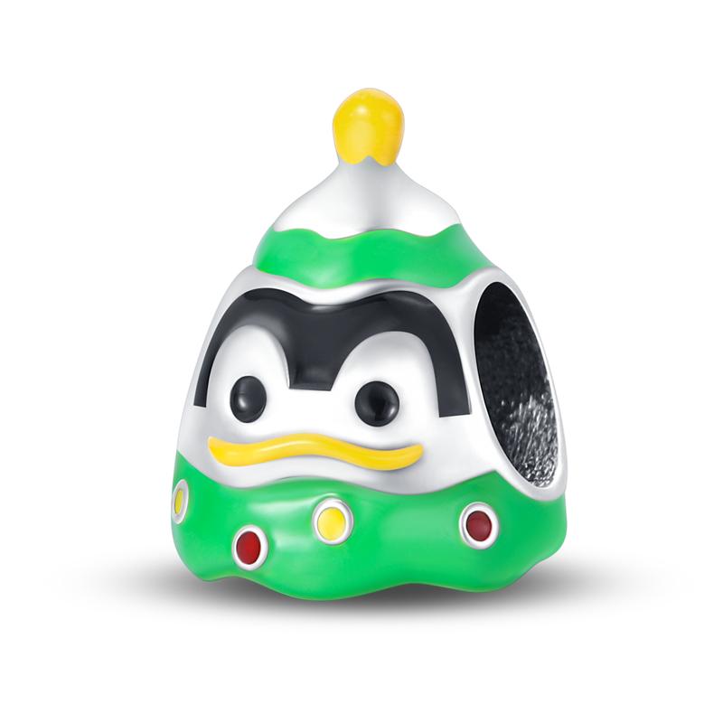 100% Copper Snowman Romantic Winter Christmas Series Charms Beads Fit 3Mm Original Bracelets Diy Gift Fine Jewelry