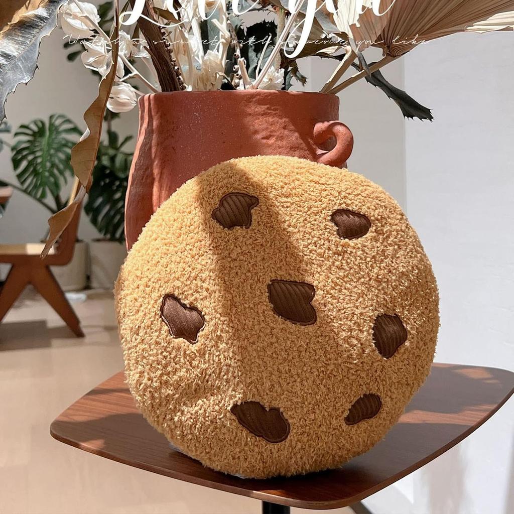 1-5PCS Plush Cookie Cushion Pillow for Bedroom and Sofa Decorative Seat Pad Nap Pillow Soft Sitting Cushion Christmas Gift