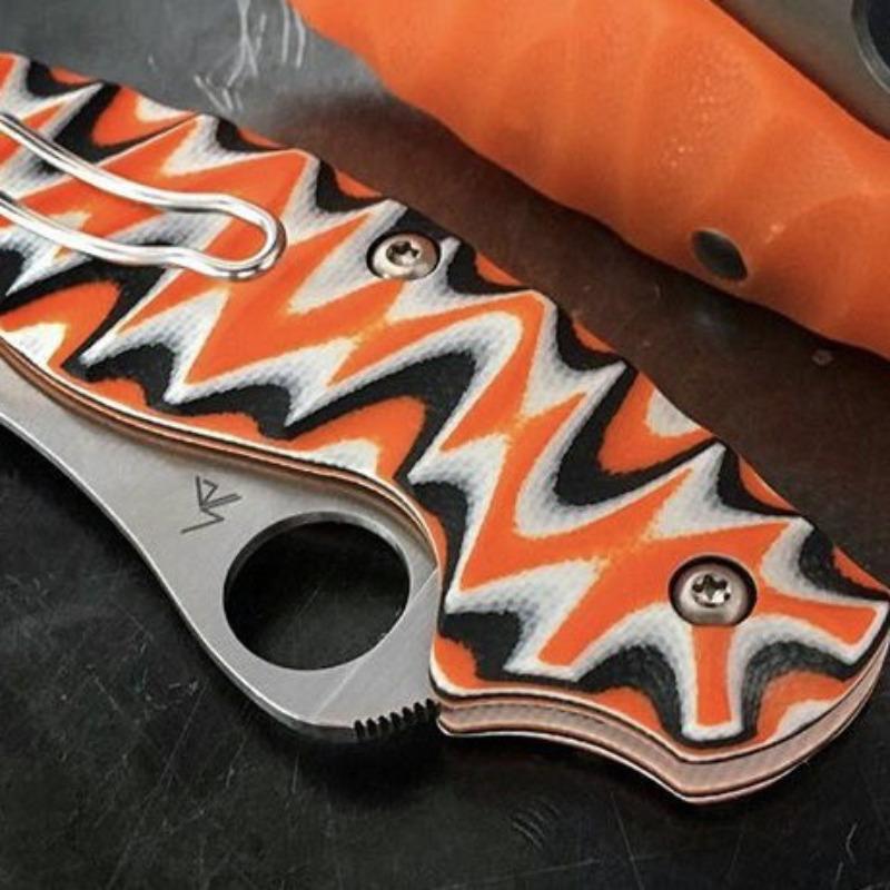 1 kus G10 sklolaminátová šablona nůž DIY výroba materiál na rukojeť černá/hnědá/olivově zelená oranžová G10 skvělý maskáčový vzhled nůž