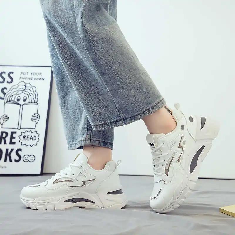 Non-slip Dark Sneakers Woman Luxury Brands Casual Hawaiian Shoes Loafers Red Sport Casual Out Sneacker Tenus Luxus