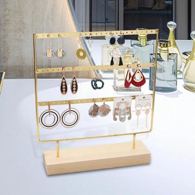 Metal Earring Display Holder 69 Holes Jewelry Holder Earring Organizer Earrings Storage Rack  Gift