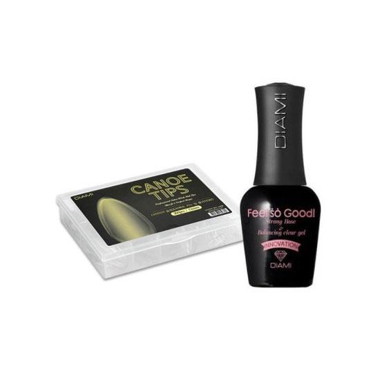 DIAMI Canoe Tips + Feel So Good Base & Clear Gel Set 2articles