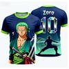 New Anime One Piece Luffy Special Edition Football Jersey T-shirt Football Special Jersey Kit Mens/Womens Sports Shirt