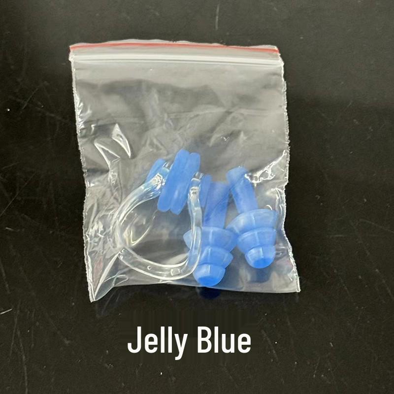 Universal Soft Silicone Waterproof Swimming Nose Clip & Earplugs Set for Adults