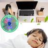 Creative Mini USB Real Time Temperature LED Clock Display Summer Cooling Fan
