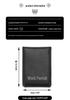 Genuine Leather Magnetic ID Card Holder and Protective Sleeve