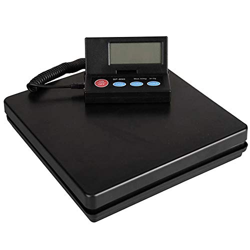 

Yalufa Digital Platform Scale, Remote Control, 2g Increments, Weighs up to 50kg, Wireless, Tare Function, Auto-Off Function, Portable, Waterproof, Pre