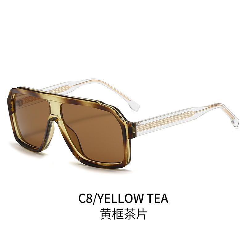 New Retro Pilot Sunglasses UV400 Protection Fashion Gradient Lens Luxury Square Shades for Men Women Outdoor Driving
