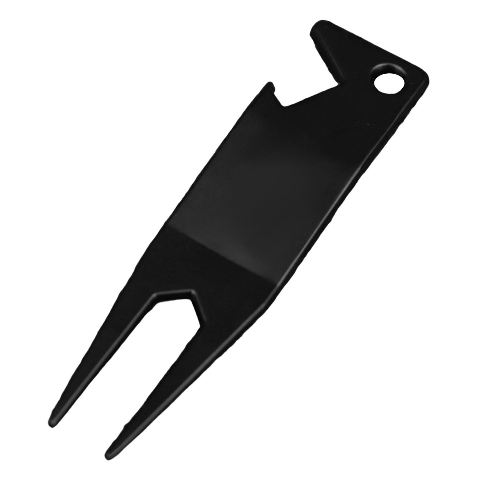 

Golf Balls Fork Pivots Divot Repair Tool Grooves Cleaner Putting Green Fork Golf Fork Lawn Maintenance Repair Tool чёрный