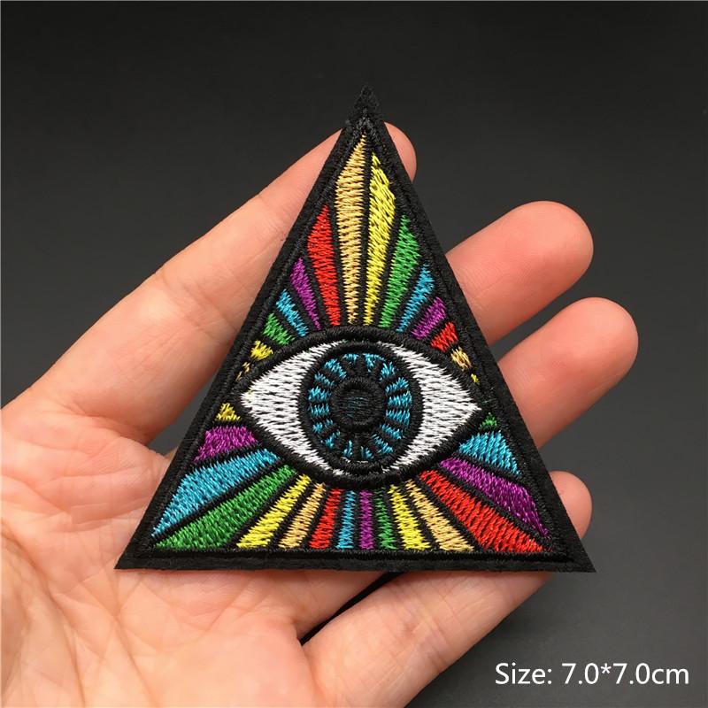 Punk Bestickte Aufnäher Für Kleidung Aufbügelbare Patches Applikationen Diy Anime Kleidung Thermoklebende Aufkleber