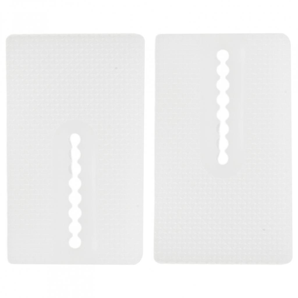 8 Stück Toilettenausgleichsstücke Hochwertiger Weichkunststoff Stapelbar Transparent