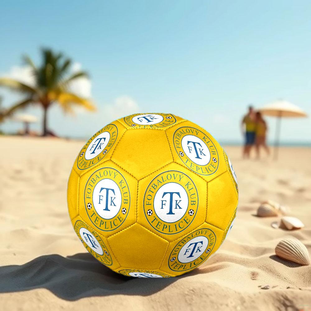 Football Club Teplice Size 5 Soccer Ball, Machine-Stitched PVC, Durable & High Bounce, All Ages Fit, Fan Merchandise, Matches & Outdoor Use.