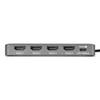 USB Cable Startech QUAD-USB-HDMI-ADAPT Grey