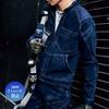 Toraichi Denim Long Sleeve Blouson TORAICHI Cordura Stylish Includes Original Sticker 8910-124 [4.Con 3L] Jacket, Stretch, TORA, Workwear, Pro-Uni