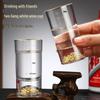 Gold Leaf Crystal Glass Baijiu Shot Glasses