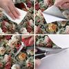 Vintage Blumen Tapete Sockelleiste Aufkleber Selbstklebend Wasserdicht Feuchtigkeitsbeständig Wanddekoration Renovierung Upcycling