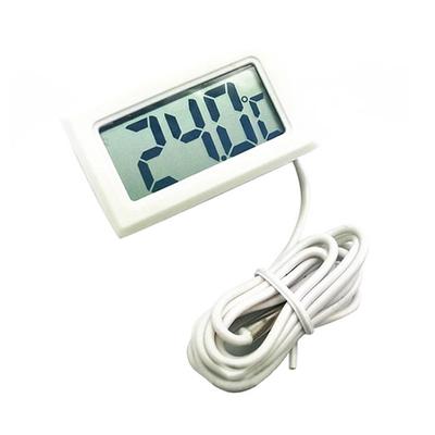 LCD Digital Termometer Temperaturmätare Testare Mätare m/ Vattentät Sond Smart Elektrisk Väderstation Temperatursensor