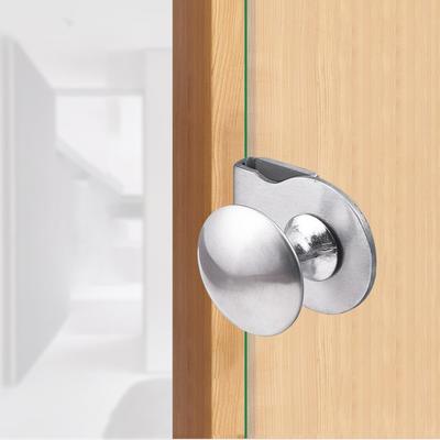 2PCS Glass Door Pull Handle Clamp Showcase Cabinet Drawer Pull Knob No Drilling Glass Sliding Door Handle/clamp For Furniture