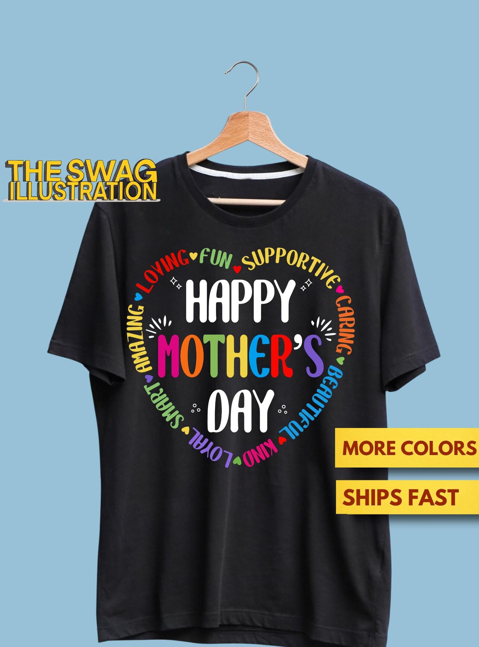 Mom and Grandma Mother s Day Shirt, Happy Mother s Day Shirt, Loving, Supportive, Mom and Grandma GifT shirt, Ultra Soft Premium Tee S