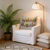 Animal Series Plush Bird Cushion Cover With Soft Short Pile For Living Room Decor
