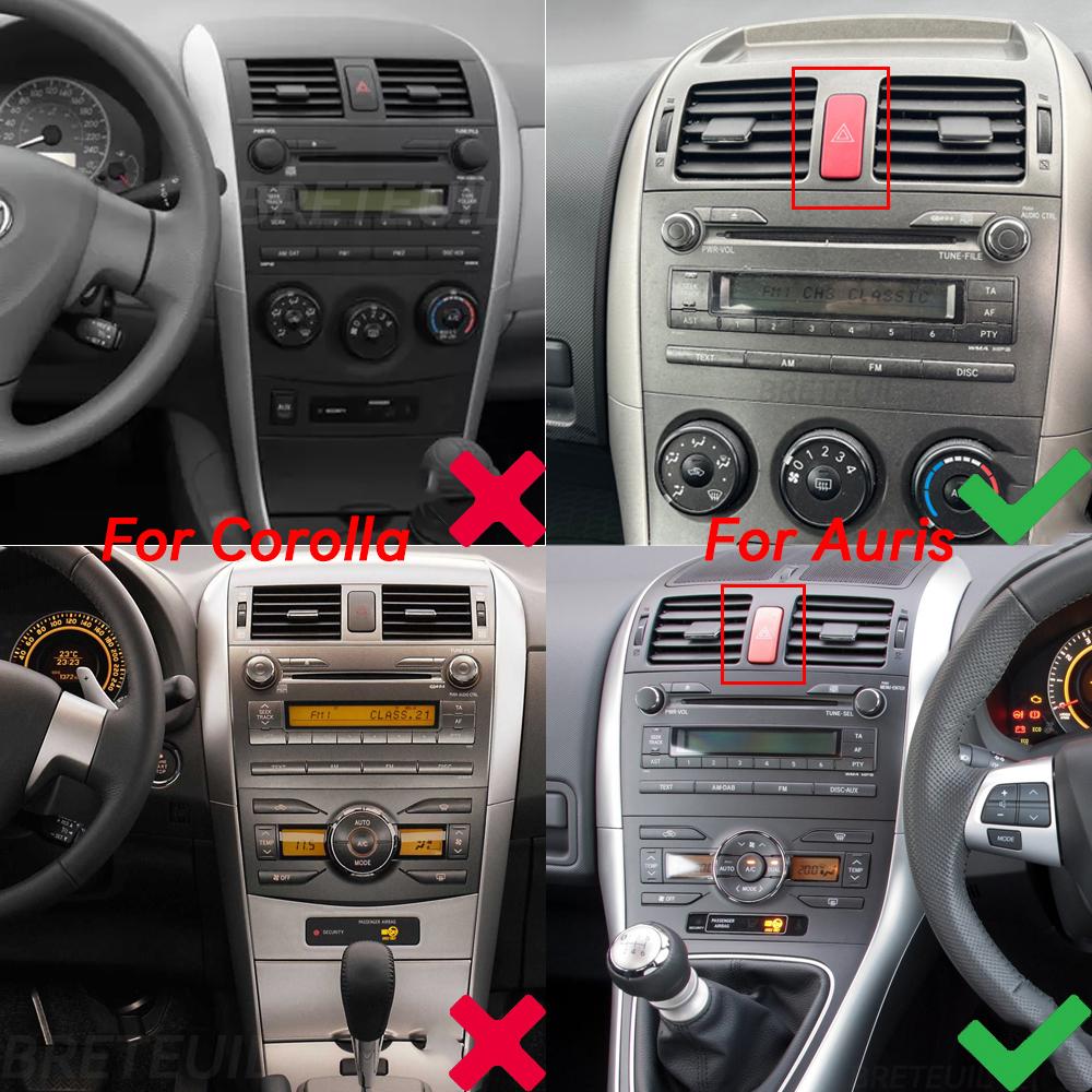 For Toyota Auris E150 2006 - 2012 Android Car Radio Multimedia Video Player Navigation GPS Carplay Touch Screen Auto Stereo Intelligent Systems
