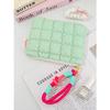 Cute Girl Cosmetic Bag Hand-held with Zipper Makeup Bags Multipurpose Travel Toiletry Wash Bags Women Wallet Mini Pouch