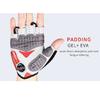 Guantes de Ciclismo Giyo sin Dedos Guantes de Medio Dedo para Bicicleta Tejido de Lycra Guantes Cortos Accesorios para Exteriores para Bicicleta de Montaña Bicicleta de Carretera