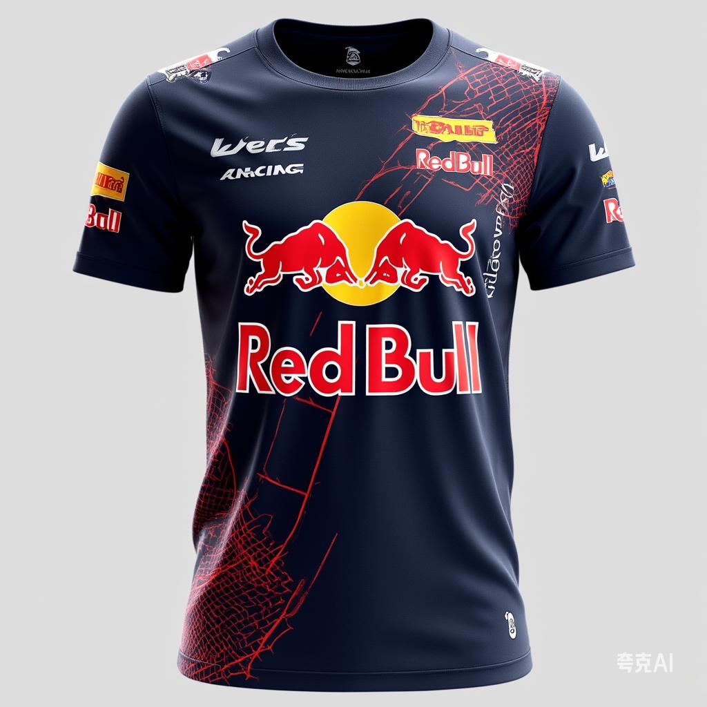 Red Bull Racing 3D Men's T-shirt F1 Formula Racing Red Bull Racing Suit Extreme Sports High Quality Brand Training Suit