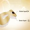 Golden Oligopeptide Hydrogel Elastic Soft Eye Mask To Remove Fine Lines and Moisturizing Eye Patch Eye Care