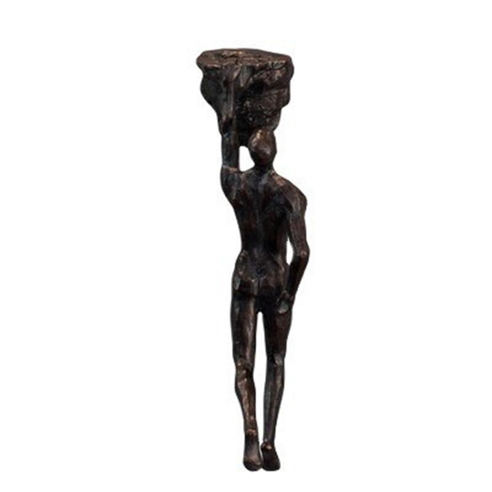 Unique Climbing Man Wall Sculptures European Style Abstract Character Pendant  Home Decor