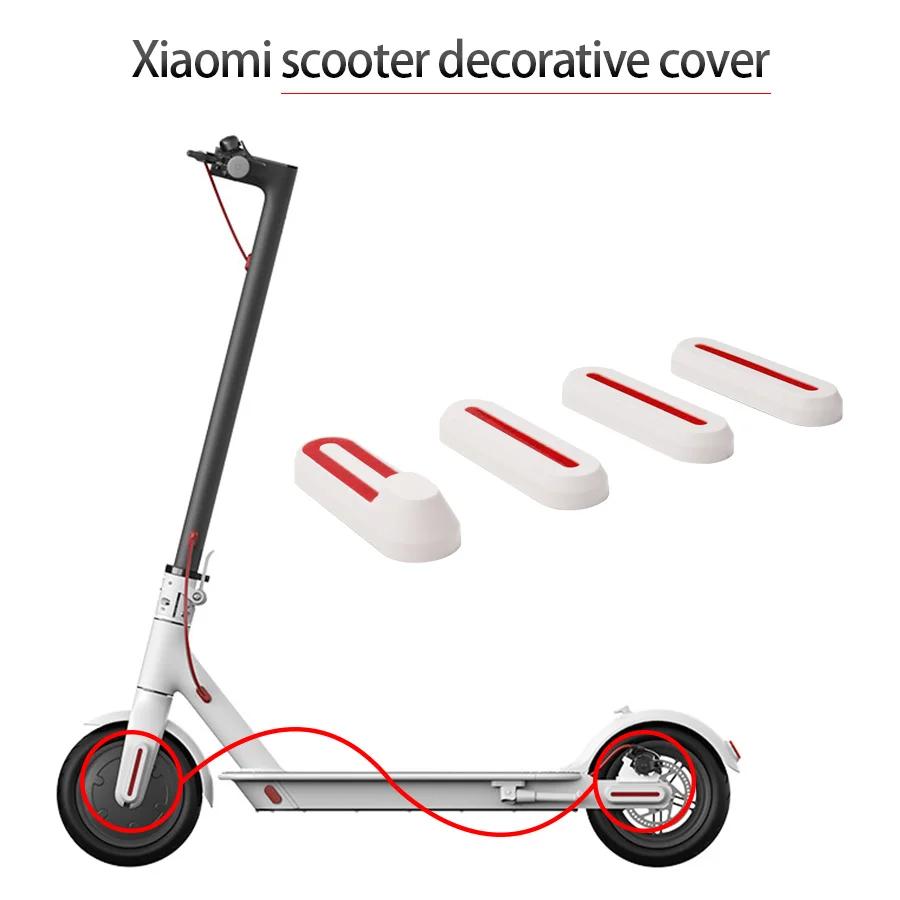 For Xiaomi M365 Pro Electric Scooter Parts Accessories Rear Wheel Tyre Cover Hubs Protective Shell Case Black Sticker
