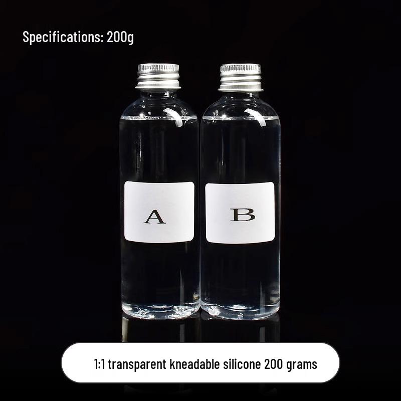 Set Jucării Adeziv Siliconic Epoxidic Super Moale cu Pudră Anti-Adezivă și Fulgi de Cocos Mochi DIY